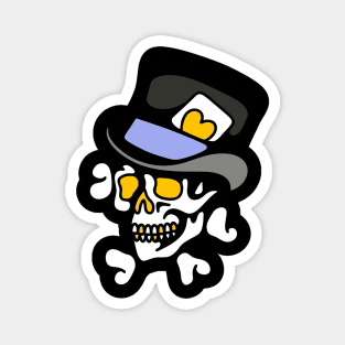 Skull tophat Magnet