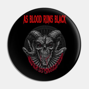 AS BLOOD RUNS BLACK BAND MERCHANDISE Pin