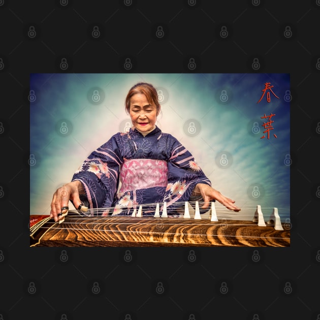 Harumi playing the Koto by GeoffCarpenter
