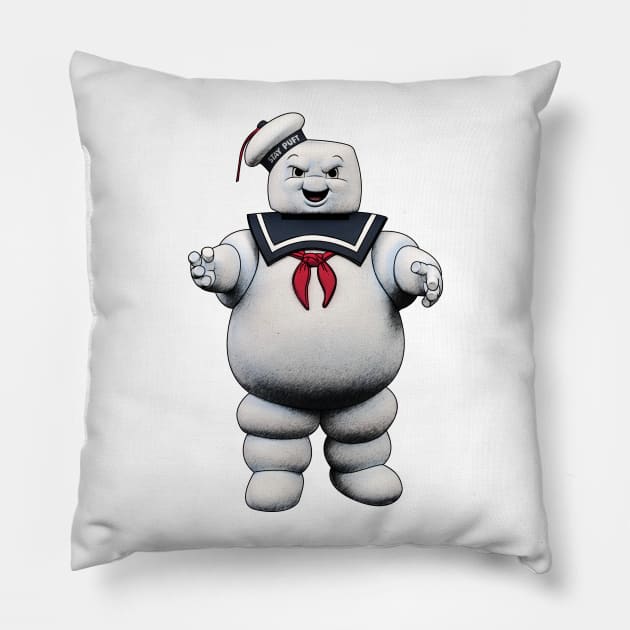 Stay Puft Pillow by JCD666