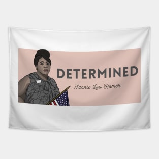 Historical Figures: Fannie Lou Hamer: "Determined" Tapestry