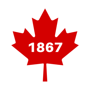 Canada 1867 Maple Leaf T-Shirt