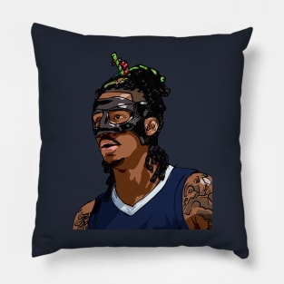 Masked Ja Morant Pillow