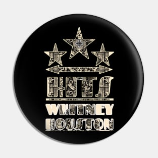 Vintage music hits///Whitney Houston Pin