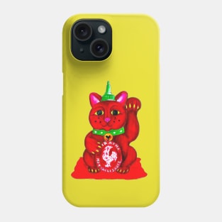 Hot Sauce Lucky Cat Phone Case