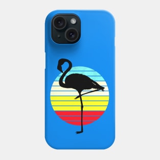 Retro Flamingo Sunset Phone Case