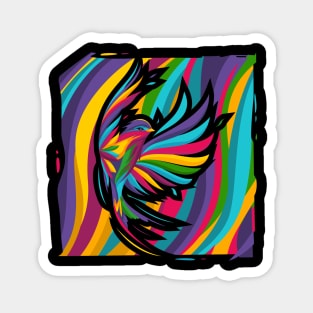 canary colorful Magnet