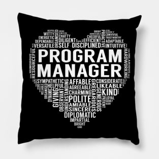 Program Manager Heart Pillow