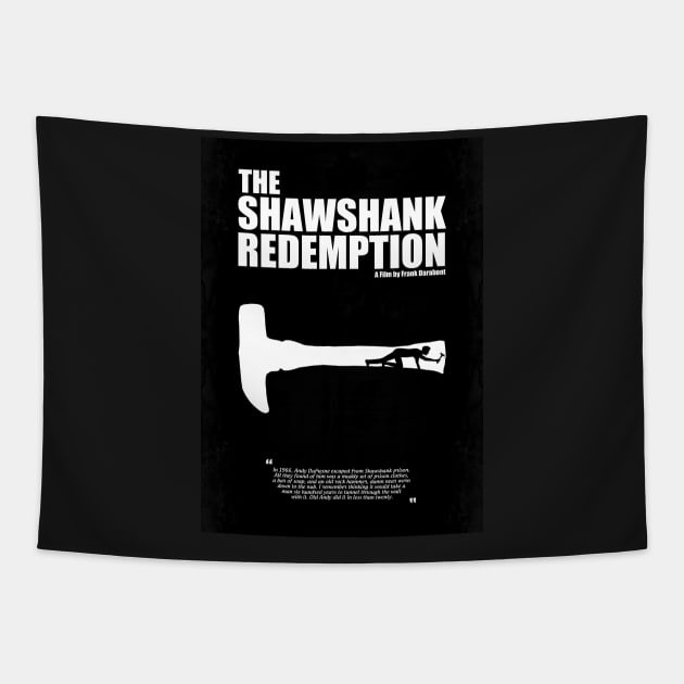 The Shawshank Redemption - Minimal Movie Film Fanart Alternative Tapestry by HDMI2K