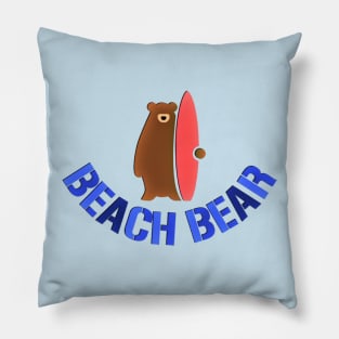 Beach Bear Pillow