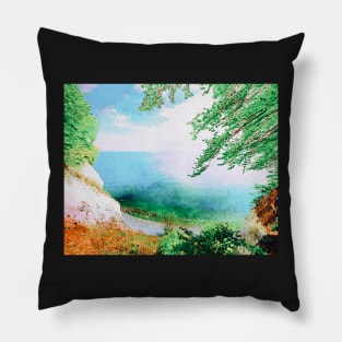 chalk cliffs Pillow