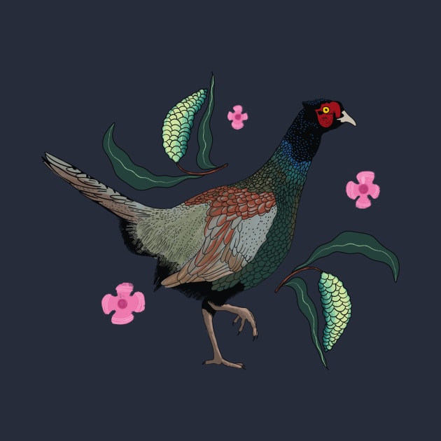 japanese pheasant by Pacesyte