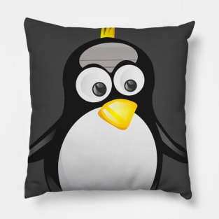 Derp Penguin Pillow