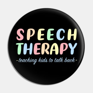 Speech Therapy - Teaching Kids to Talk Back Pin