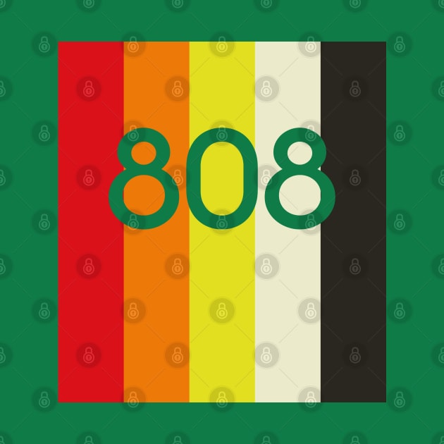 TR-808 STRIPES & FONT #1 by RickTurner