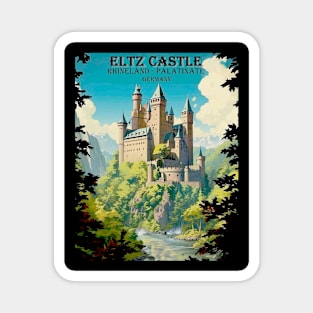 Eltz Castle Rhineland - Palatinate Germany Travel and Tourism Print Magnet