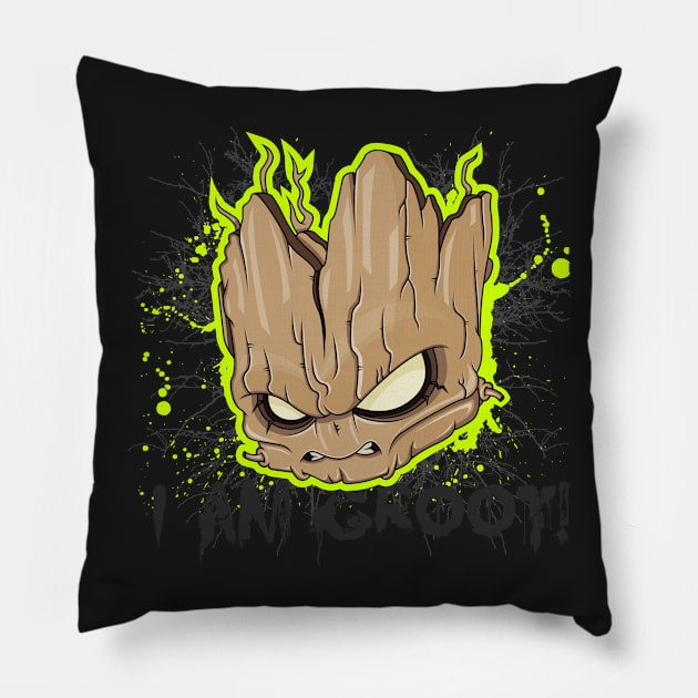 Groot Pillow by playfulgorilla