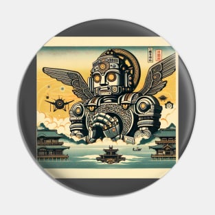 The Robot Monument of Japan Pin