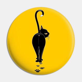 Nope Cat, Sniffy and Contemptuous Cartoon Character Pin