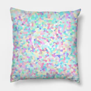 Triangle of Soft Diamond Pastel Colors Pillow