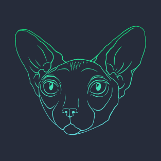 Mr. Blue-Green sphynx cat T-Shirt