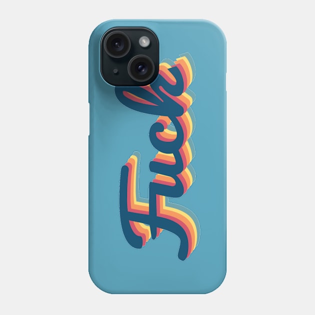 Fuck! 70s Retro Phone Case by ballhard