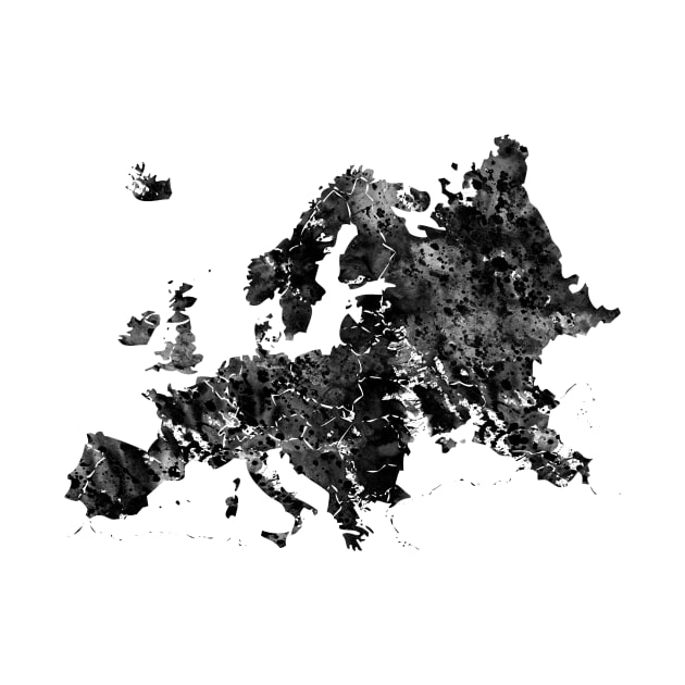 Map of Europe by erzebeth