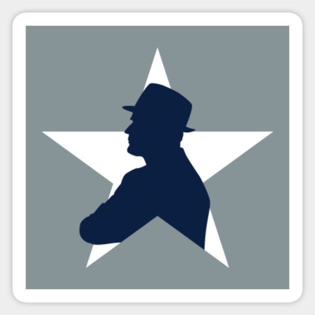 Tom Landry Dallas Logo Dallas Cowboys Sticker Teepublic Au
