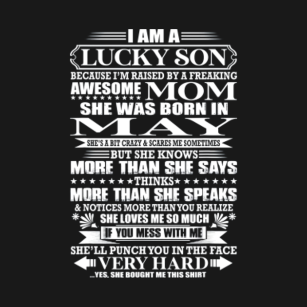 I'm A Lucky Son Son Onesie TeePublic