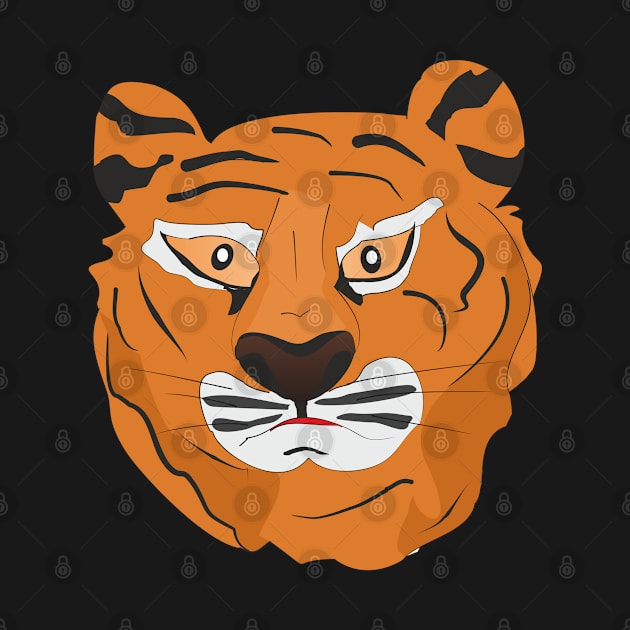 Tiger face by Alekvik