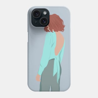 Blue lady 1 Phone Case