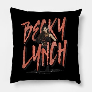 Becky Lynch Name Rough Pillow