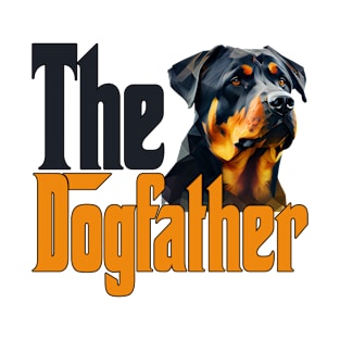 Rottweiler Dog Dad Dogfather Dogs Daddy Father Rottie T-Shirt