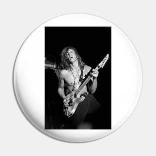 George Lynch BW Photograph Pin