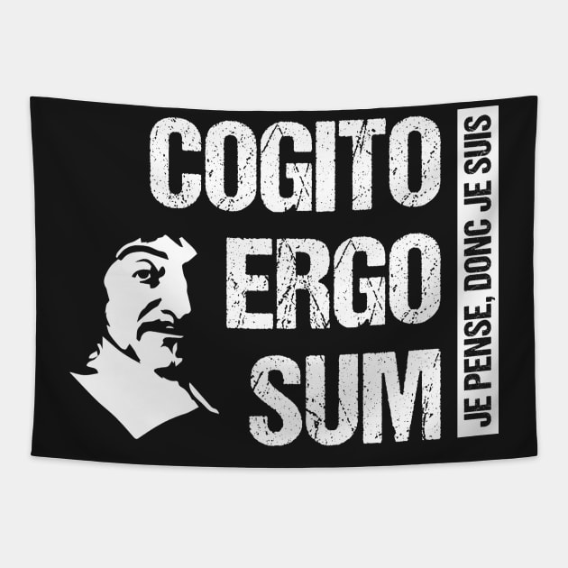 Cogito Ergo Sum Descartes Philosophy Quote T-Shirt Cogito Ergo Sum Descartes Philosophy Quote T-Shirt