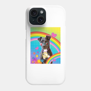 hippie dog Phone Case