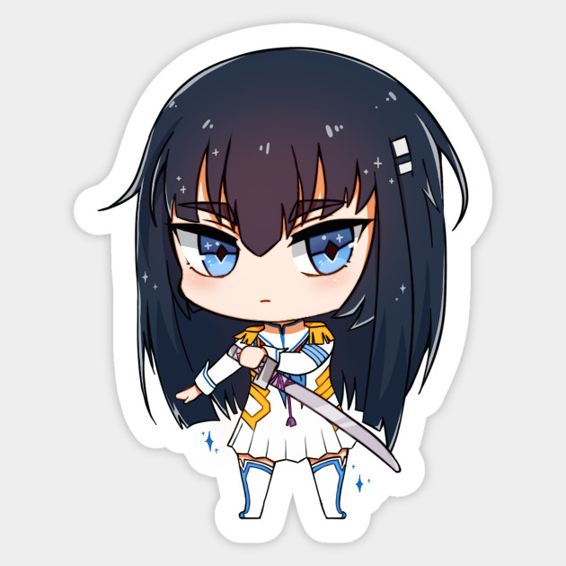 Chibi Kiryuin Satsuki Chibi Sticker Teepublic