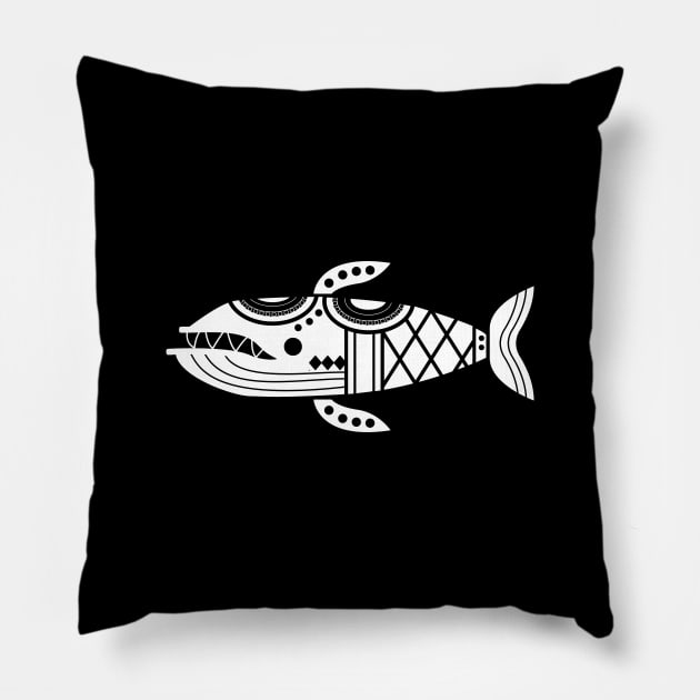 The Wind Fish of Koholint Island Pillow by kaeru