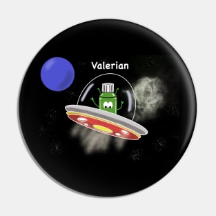 Valerian in Space Pin