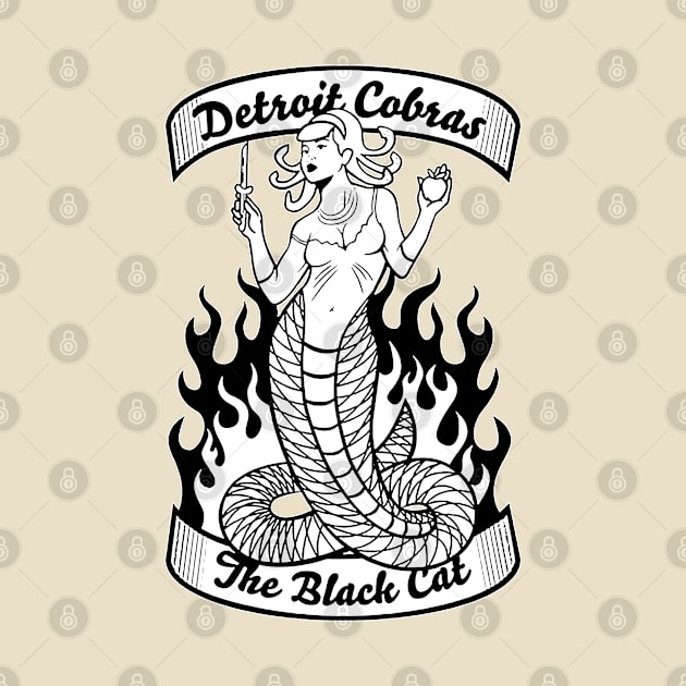 The Detroit Cobras - The black cat by CosmicAngerDesign