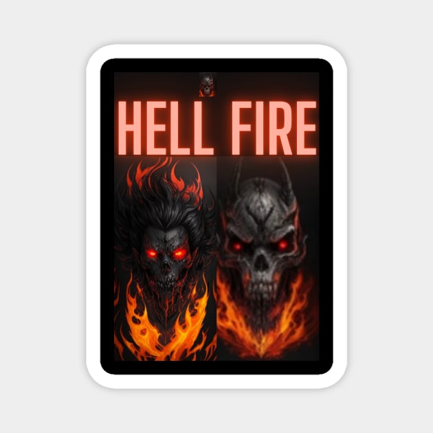 Hellfire Shirt Magnet by MAT JAARAK