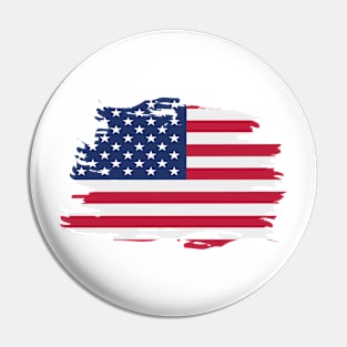 The American USA flag Pin