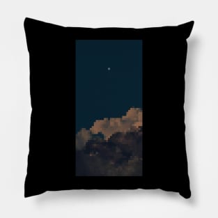 sky pixel art Pillow