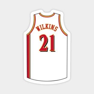 Dominique Wilkins Atlanta Jersey Qiangy Magnet