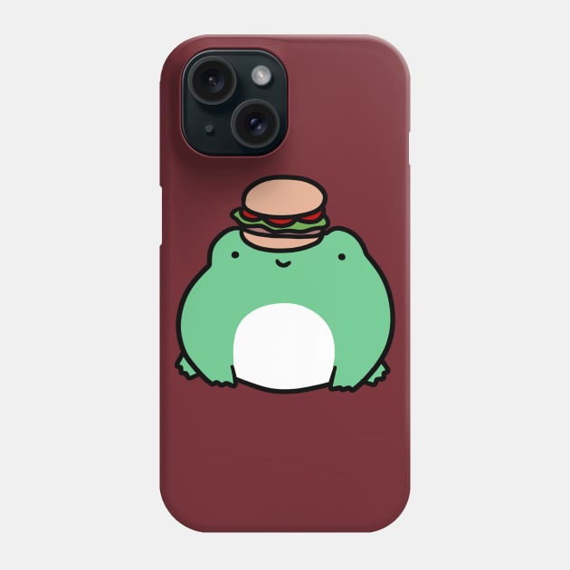 Hamburger Frog Phone Case by saradaboru