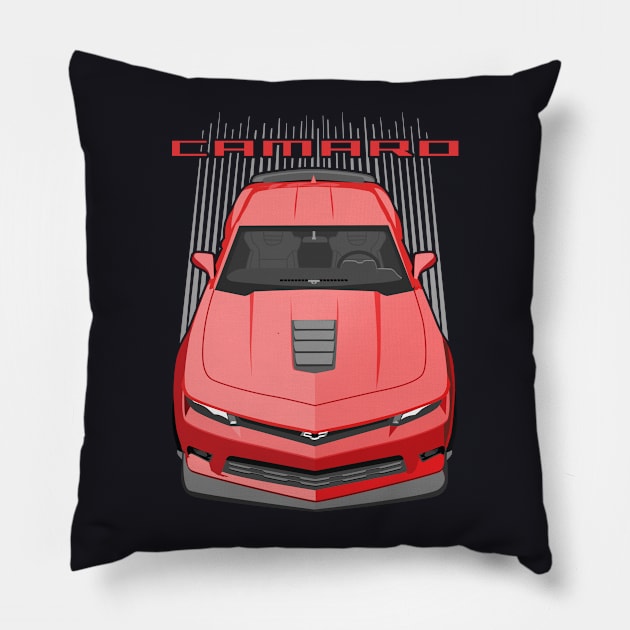 Camaro Z28 5thgen Red Pillow by V8social