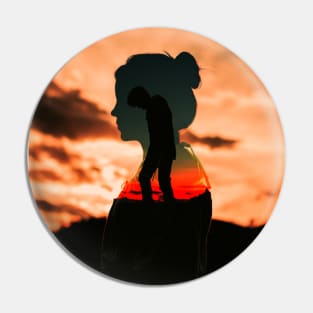 Sunset Pin