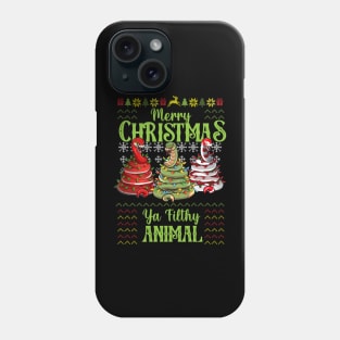 Merry Christmas ya Filthy Animal Phone Case
