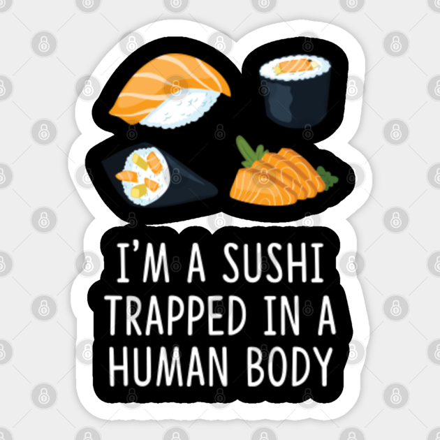 This My Human Costume I M Sushi Halloween Group Halloween Human Costume Sticker Teepublic This My Human Costume I M Sushi Halloween Group Halloween Human Costume Sticker Teepublic