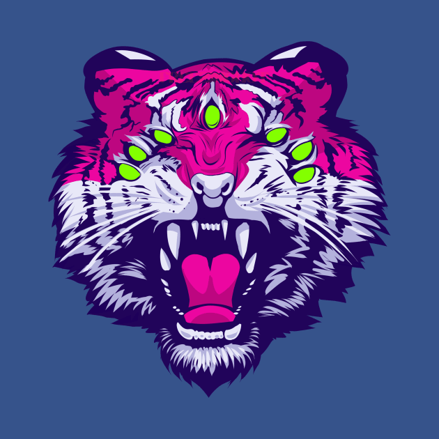 Seven Eyed Tiger by freezinghot